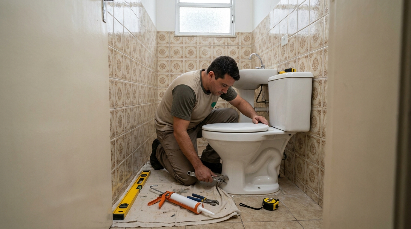 Instalação de vaso sanitário em Vila Velha‑ES