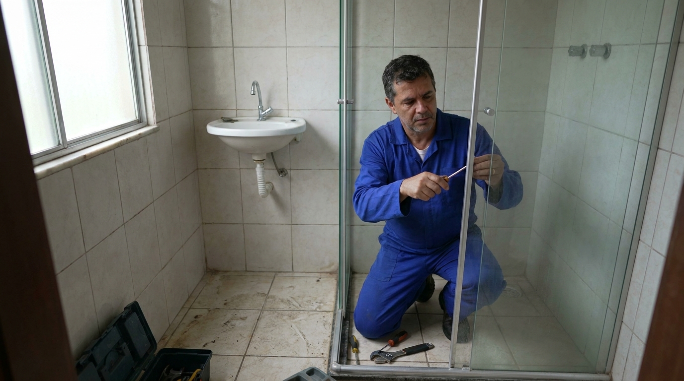 Reparo de box de vidro em Vila Velha‑ES